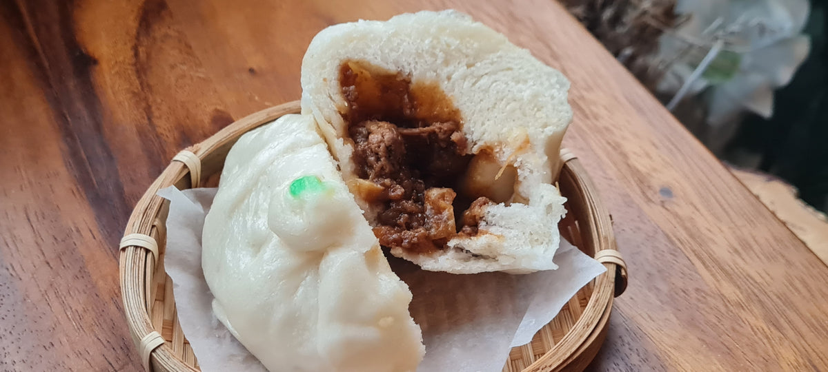 Ⓥ Veggie Meat Siopao (Steamed Dumplings) (10 pcs)